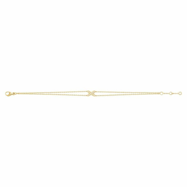 ˇTrend JewelryˇJEUX BRACELET GOLD DIAMOND
