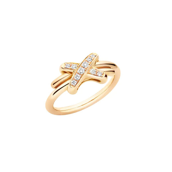 ˇTrend JewelryˇJEUX DE GOLD DIAMOND RING