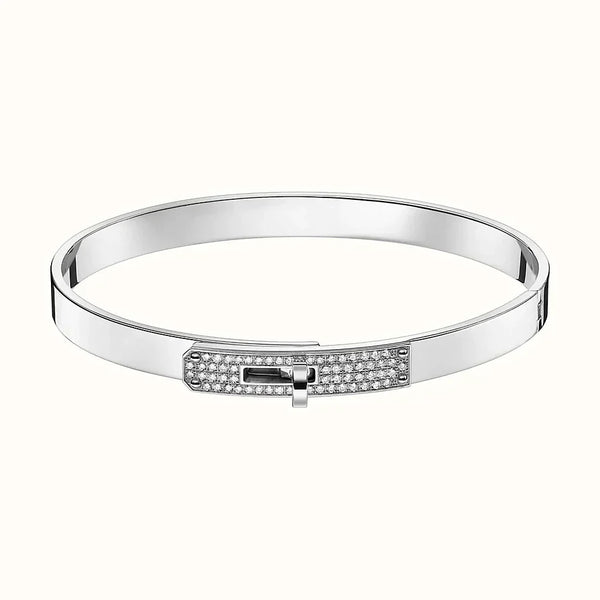 ˇTrend JewelryˇKELLY SILVER DIAMOND BRACELET