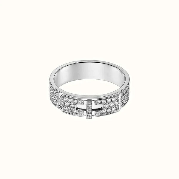 ˇTrend JewelryˇKELLY SILVER DIAMOND RING