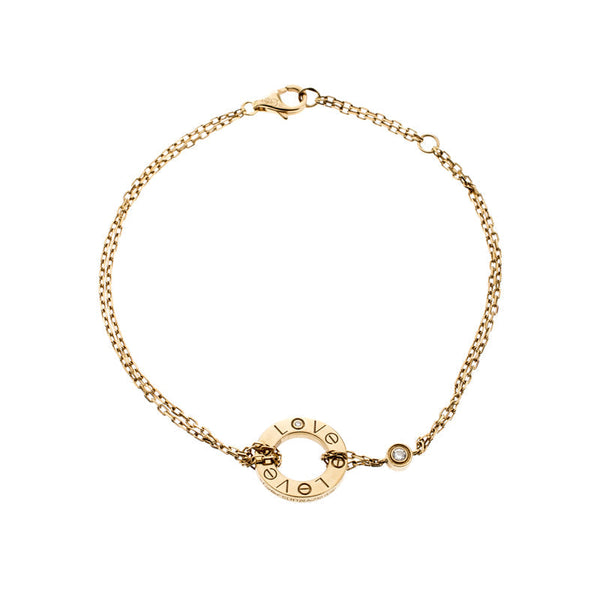 ˇTrend JewelryˇLOVE BRACELET 2 DIAMOND