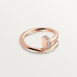 ˇTrend JewelryˇJUSTE RING 2.65MM PINK GOLD DIAMOND