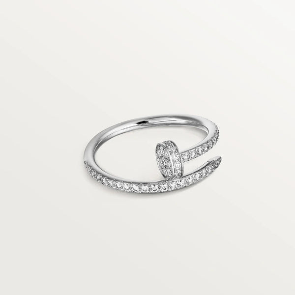 ˇTrend JewelryˇJUSTE RING 1.8MM SILVER DIAMONDS